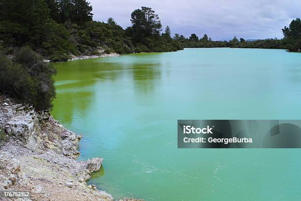 Lake Ngakoro Stock Photo - Download Image Now - Awe, Beauty In Nature, Blue