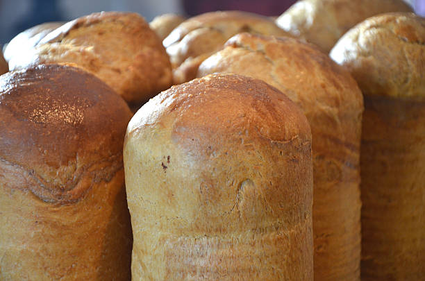Brioche bread stock photo