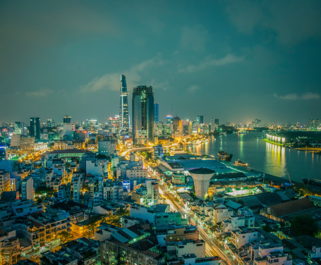 AERIAL VIEW OF HO CHI MINH CITY