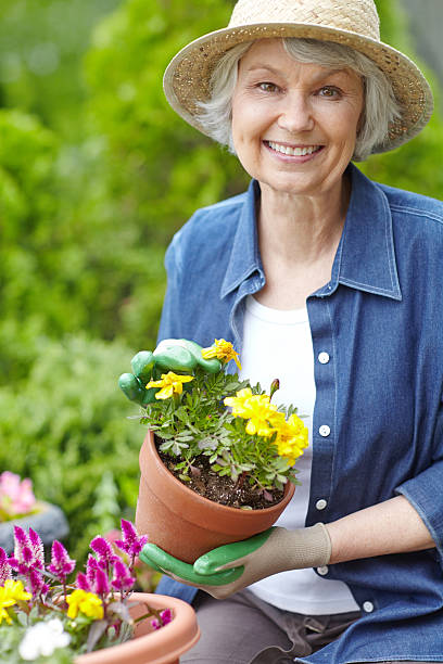 istock Perfectly potted flowers 176755473