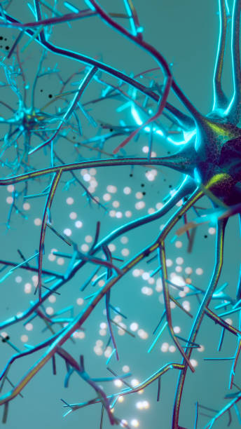 istock Visualization of neurons and neural network with signals 1767558090