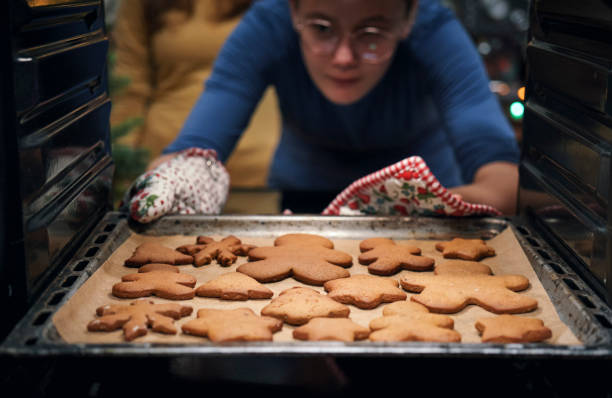 istock Preparing Gingerbread Christmas Cookies in Domestic Kitchen 1767582155