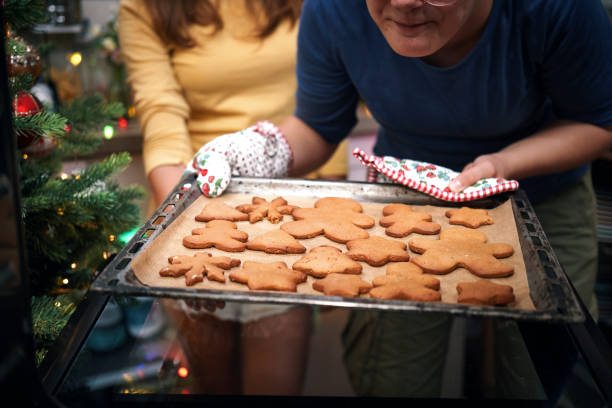 istock Preparing Gingerbread Christmas Cookies in Domestic Kitchen 1767582163