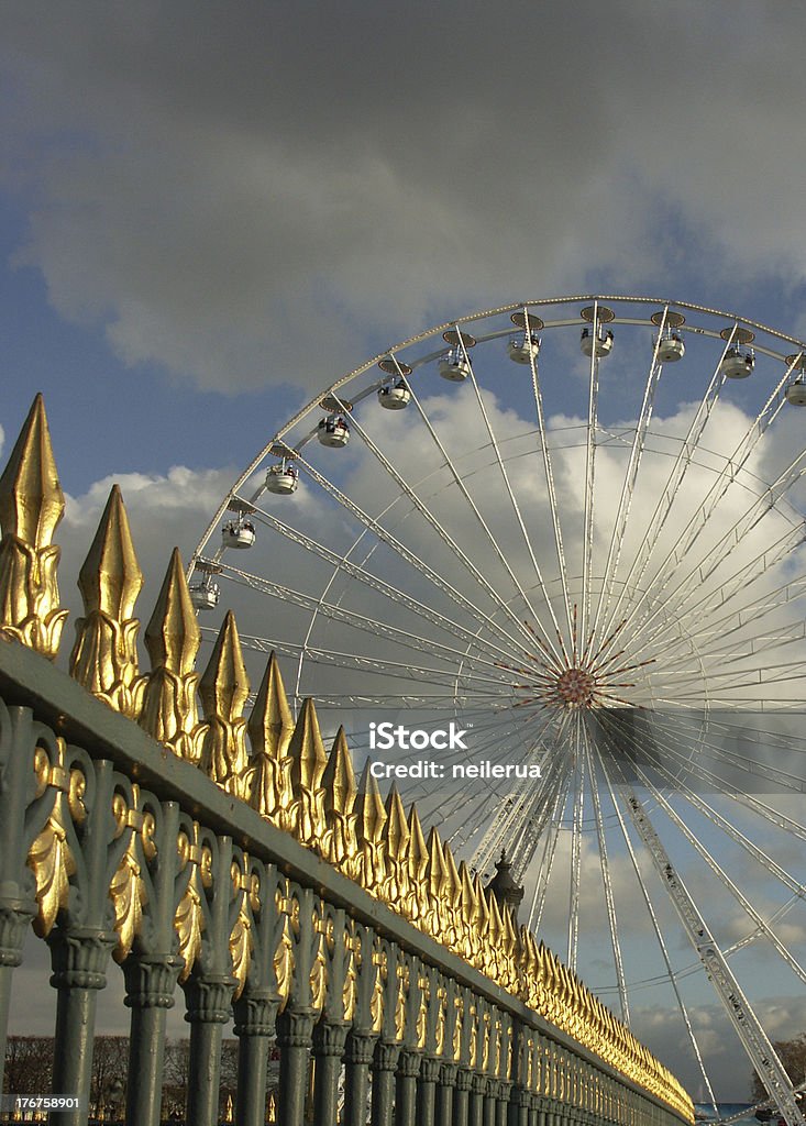 Wheel in place de la Concorde (Paris - Lizenzfrei Antenne Stock-Foto