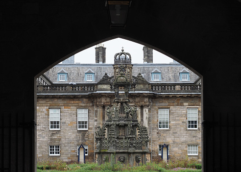 Edinburgh, UK - September 15, 2023: Palace of Holyroodhouse aka Holyroodhouse