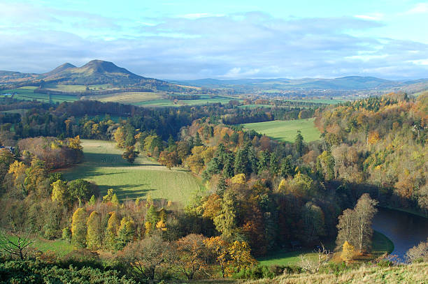 istock Eildon Hills from Scotts View with River Tweed below 176761515
