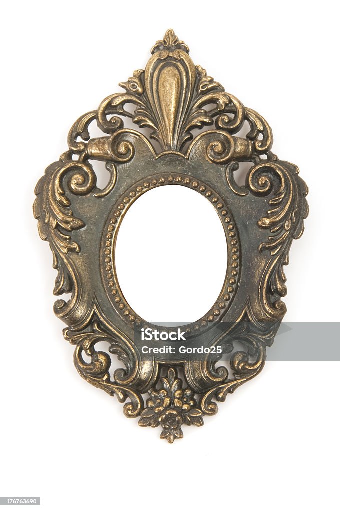 Moldura de bronze - Foto de stock de Antigo royalty-free