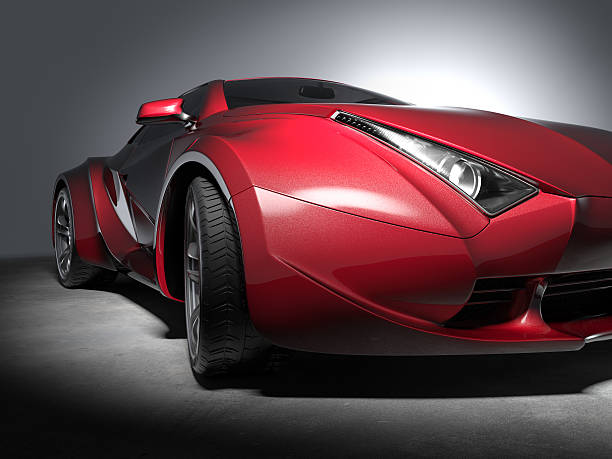 istock Red sports car 176765153