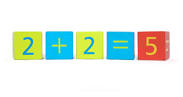 istock child's toy blocks showing an incorrect sum 176766085