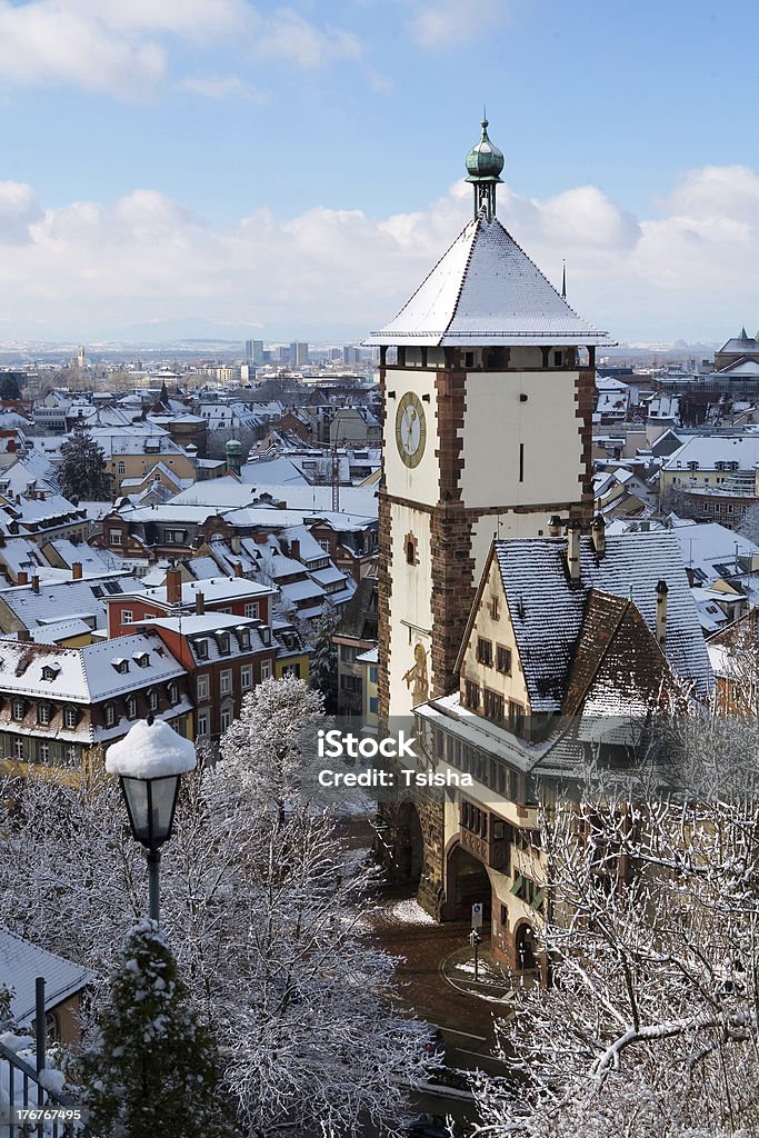 Fribourg Freiburg in winter Germany Stock Photo