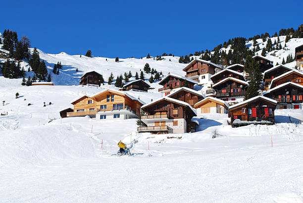 istock Houses in ski resort 176768503