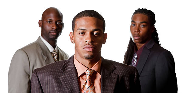Young African American Men, Business Portrait