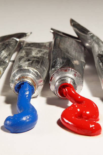 istock Tubes with colorful paints. 176768888