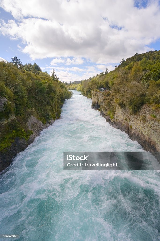 Huka Falls, Nova Zelândia - Foto de stock de Cascata royalty-free