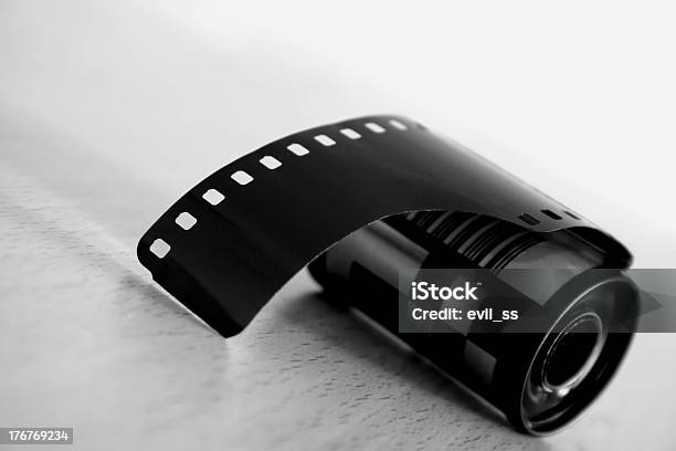 Roll Of Film In Black And White Stock Photo - Download Image Now - 30-34 Years, 35-39 Years, Adult