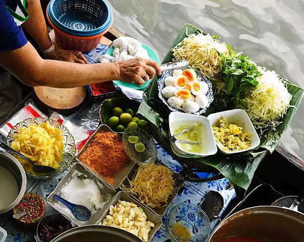 Photo of floating market