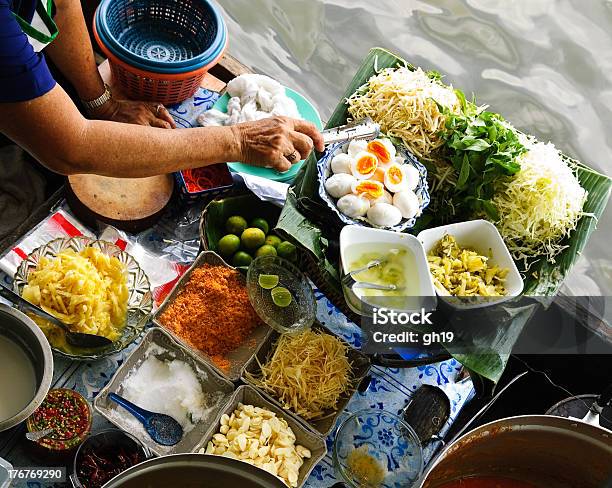 Pływający Targ - zdjęcia stockowe i więcej obrazów Tajlandia - Tajlandia, Jedzenie, Bangkok