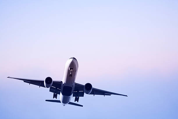 istock Jet Aeroplane Landing on Soft Misty Morning 176771205