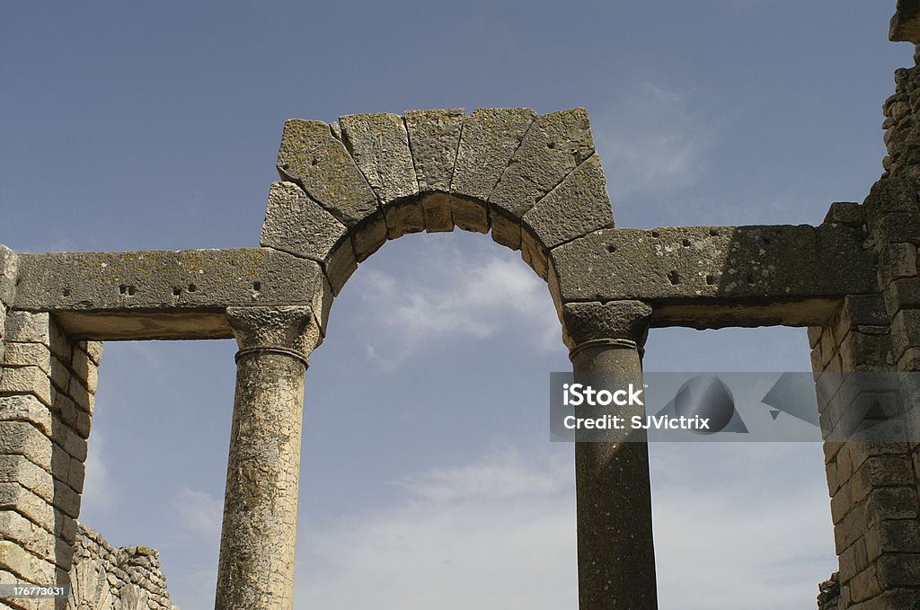 Dougga 왜고너의 Antonine 욕실 - 로열티 프리 0명 스톡 사진