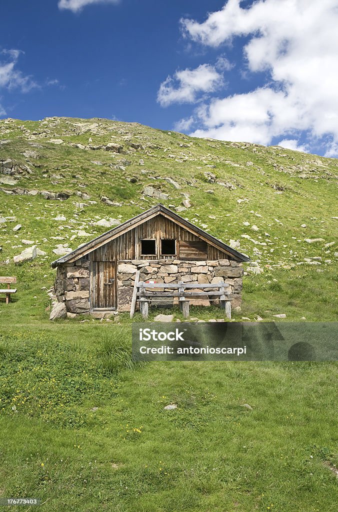 Baita Alpino - Royalty-free Alpes Europeus Foto de stock