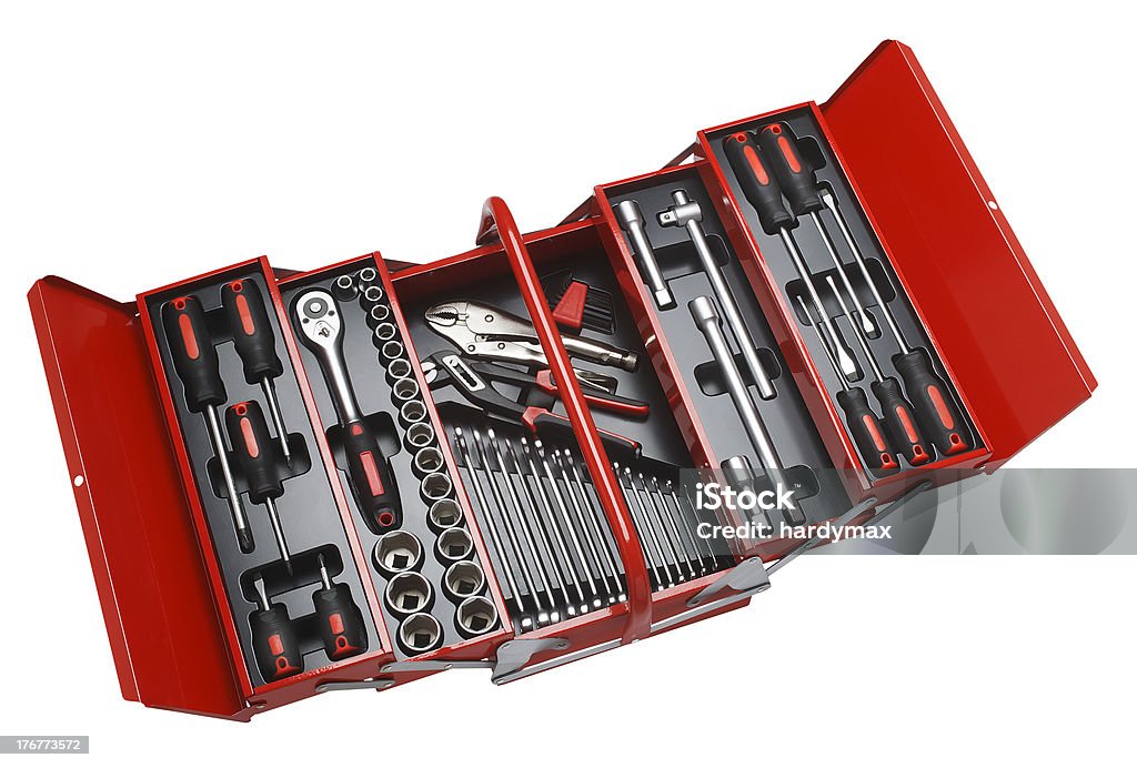 Toolsbox - Foto de stock de Caja de herramientas libre de derechos
