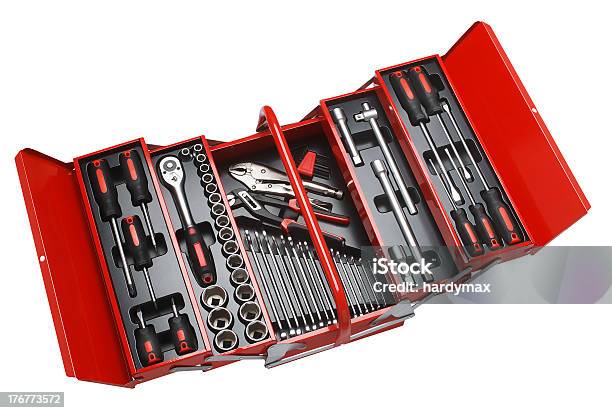 Toolsbox Foto de stock y más banco de imágenes de Caja de herramientas - Caja de herramientas, Recortable, Bricolaje