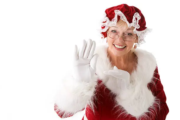 Mrs. Clause waves.SEE SIMILAR images by clicking on the lightboxes below.