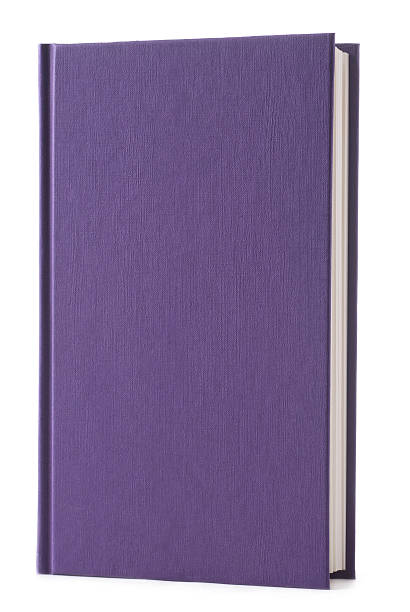 istock Royal Purple hardback book standing upright  176774328