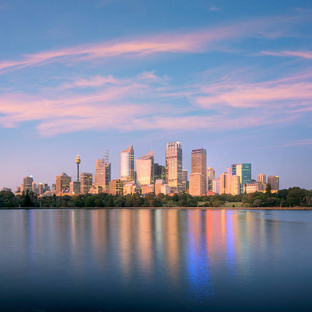 istock Sydney Skyline Sunrise Square Australia 176774559