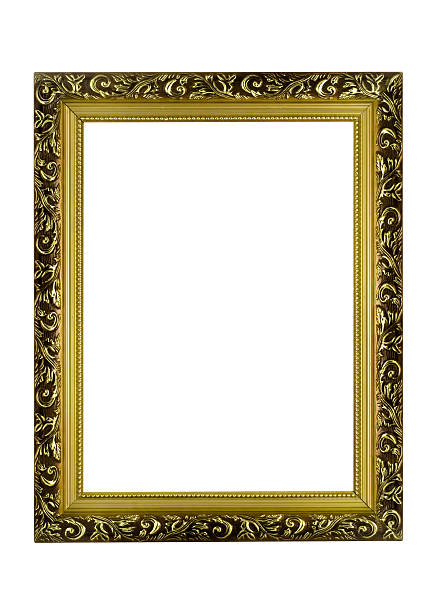 istock Empty golden Frame for picture or portrait 176774695