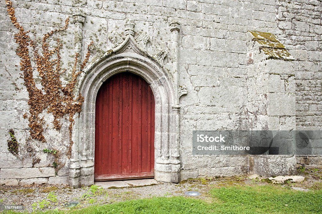 Igreja de porta - Foto de stock de Antigo royalty-free