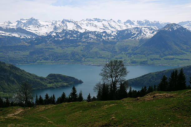 istock Landscape view and lake from Rigi switzerland 176775582