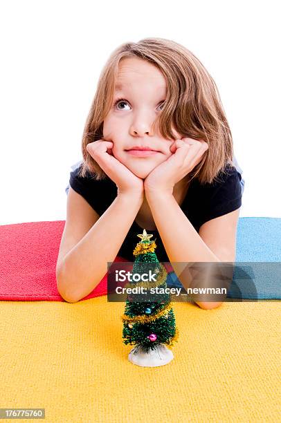 Sognare Di Natale Auguri - Fotografie stock e altre immagini di 4-5 anni - 4-5 anni, 6-7 anni, 8-9 anni