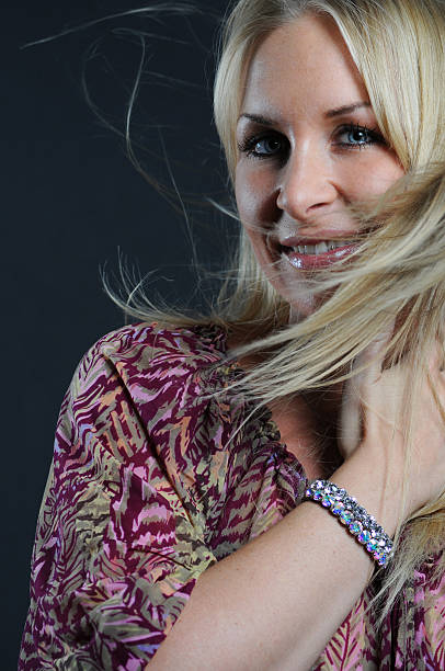 istock Pretty Woman With Fluttering Hair 176775812