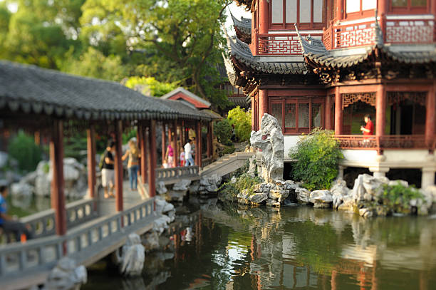 istock Yu Yuan Garden, Buffalo Year celebration 176778084