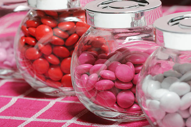 발렌타인 사탕 - candy coated 뉴스 사진 이미지