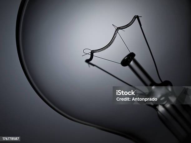 Bulb Light Off Stock Photo - Download Image Now - Back Lit, Close-up, Color Image