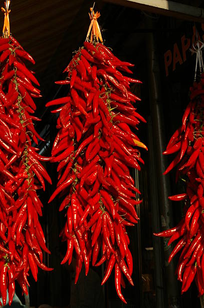 Rosso Chilis - foto stock