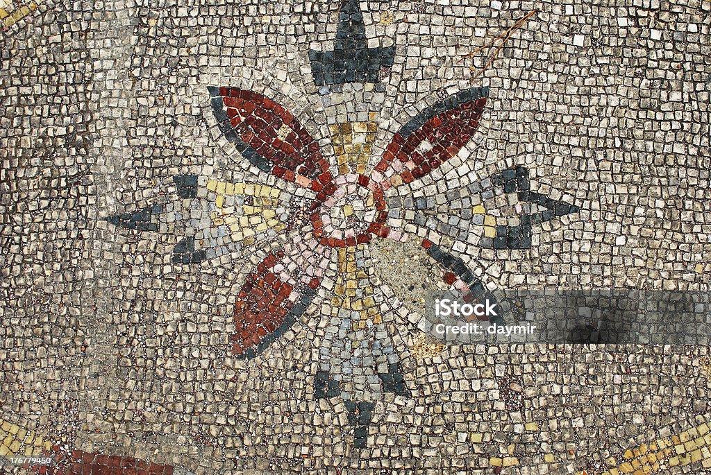 Ancienne sol en mosaïque - Photo de Italie libre de droits