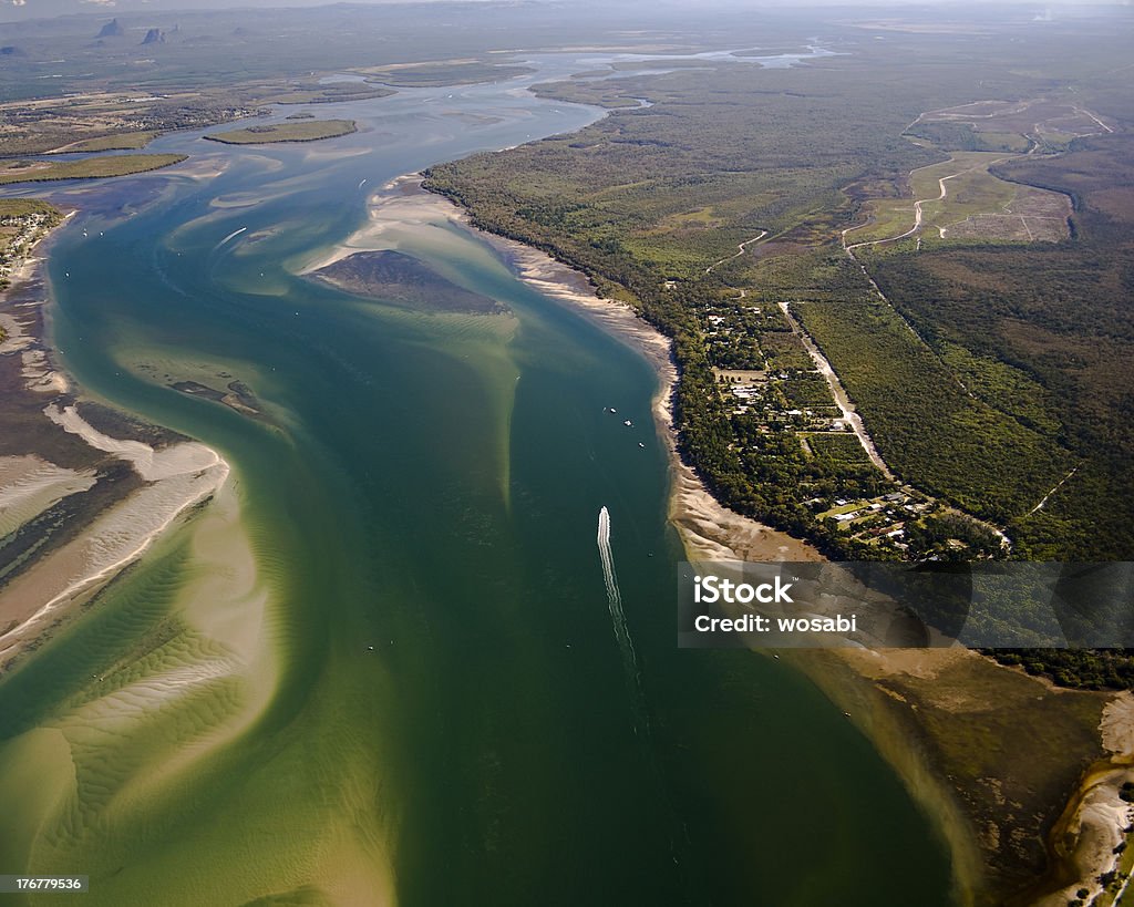 Embouchure de la rivière - Photo de Queensland libre de droits