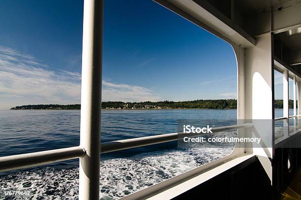 View From Ferry Stock Photo - Download Image Now - Beach, Boat Deck, Coastline