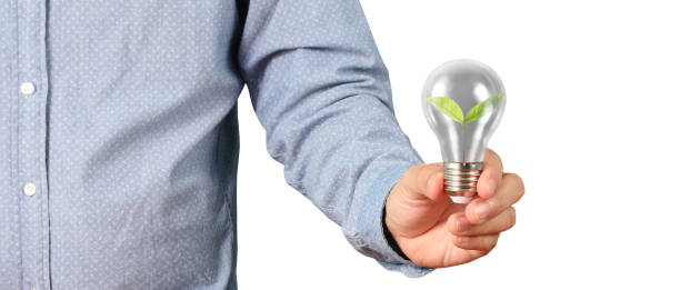 istock Humans hold light bulbs in hand innovative technology 1767799552