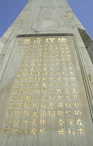 Ornamental column in Tiananmen Square