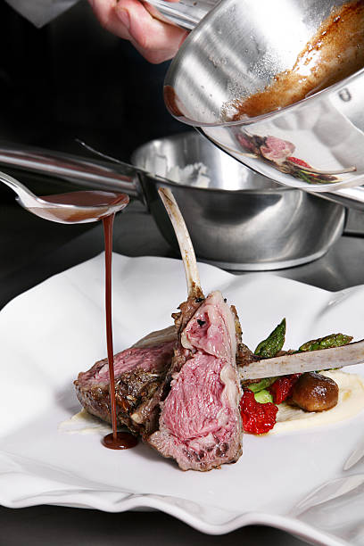 istock Lamb meat and sauce 176781253