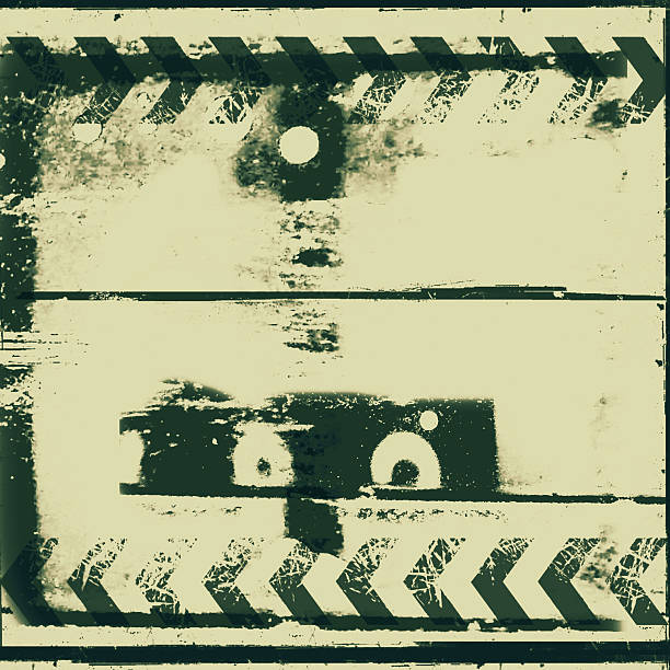 fundo de filme grunge vintage - camera film design element frame textured - fotografias e filmes do acervo