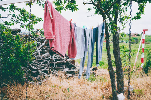 istock hanging out the clothes outdoors 1767854983
