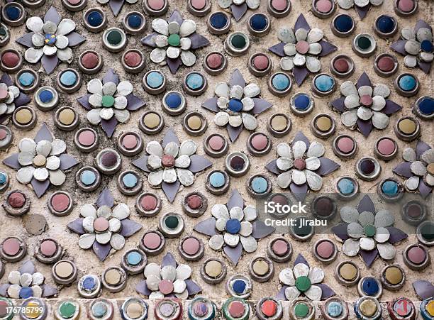 Fiore Stucco Muro - Fotografie stock e altre immagini di Antico - Vecchio stile - Antico - Vecchio stile, Architettura, Arredamento