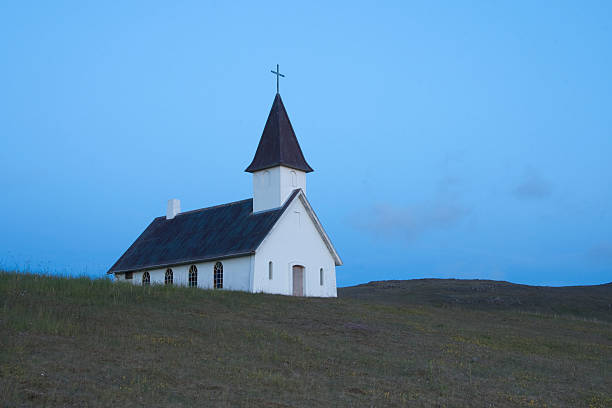 istock Church in the fjord 176786834