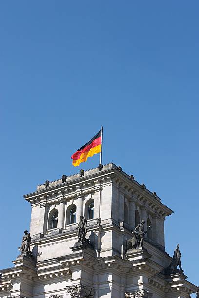 istock German flag on the Reichstag 176787396