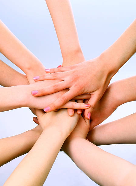 istock Pile of woman hands 176788377